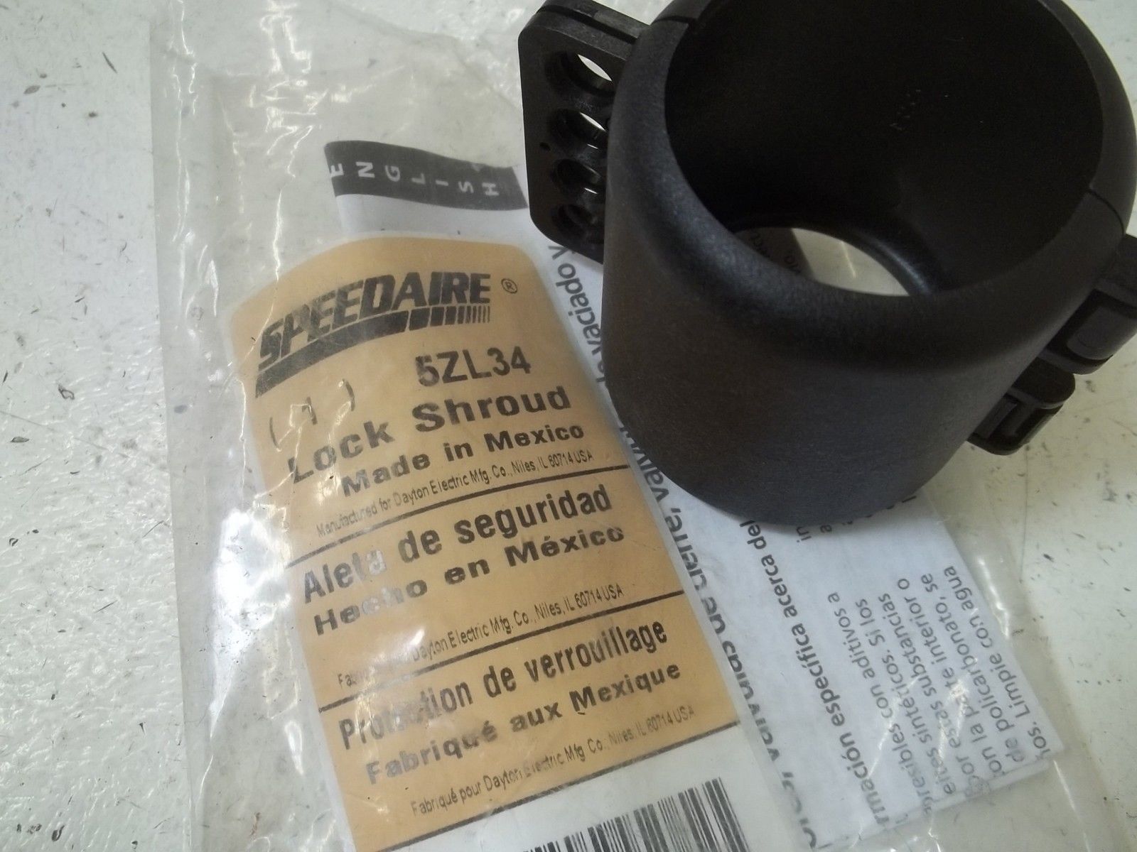 SPEEDAIRE 5ZL34 LOCK SHROUD NSNP
