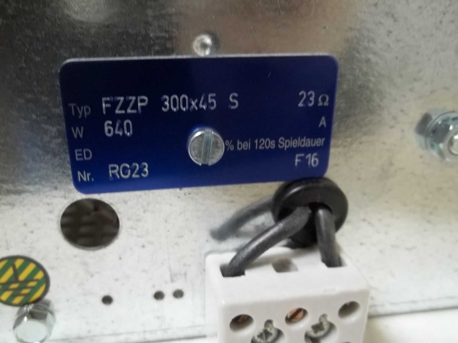 SPIELDUADER FZZP 300X45 S RESISTOR UNMP