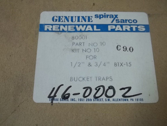 SPIRAX SARCO 80001 BUCKET TRAPS *NEW IN BOX*