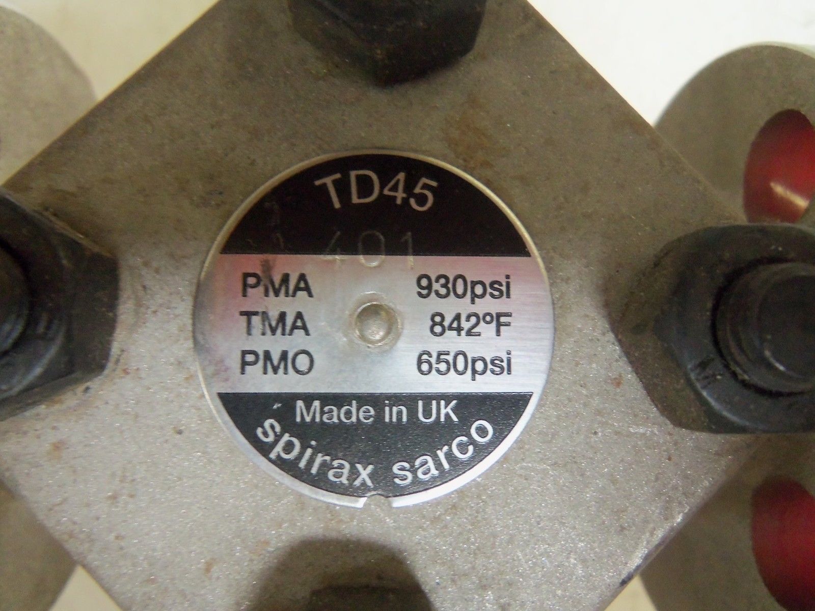SPIRAX SARCO TD45 VALVE NSNP