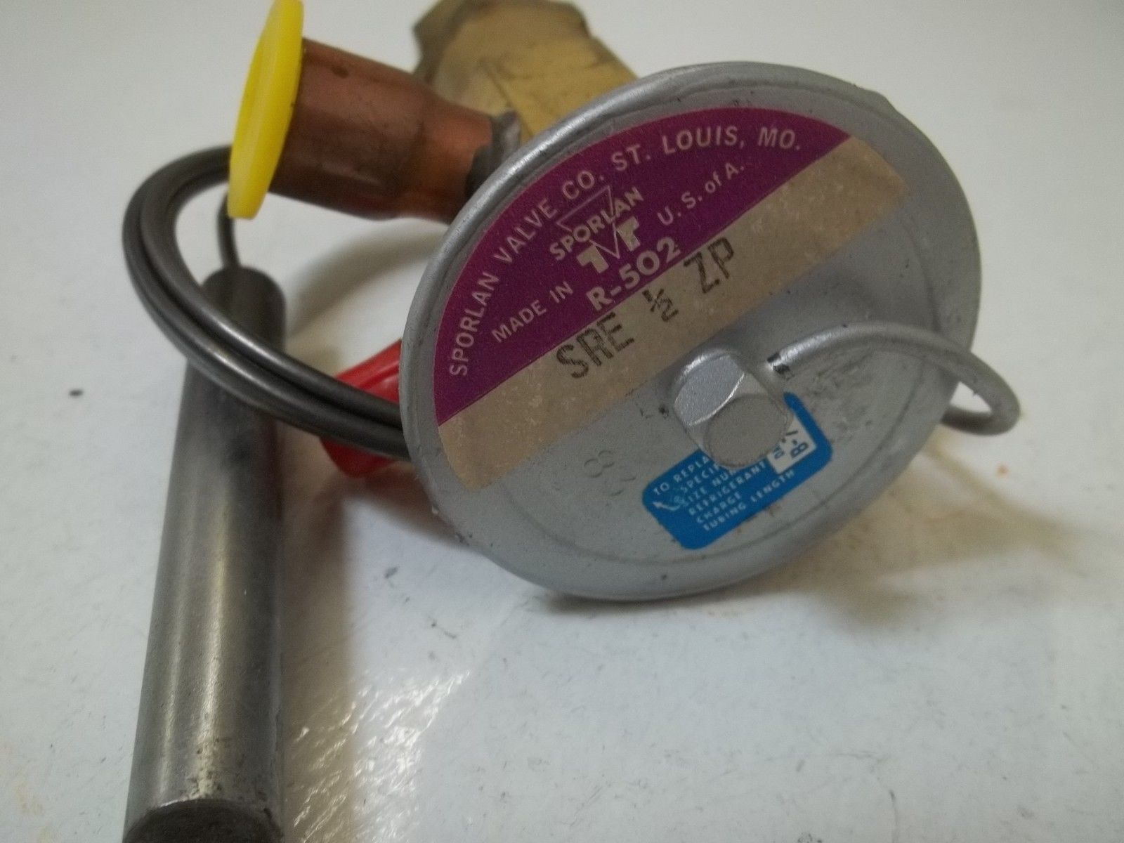 SPORLAN SRE-1/2-ZP THERMOSTATIC EXPANSION VALVE NSMP