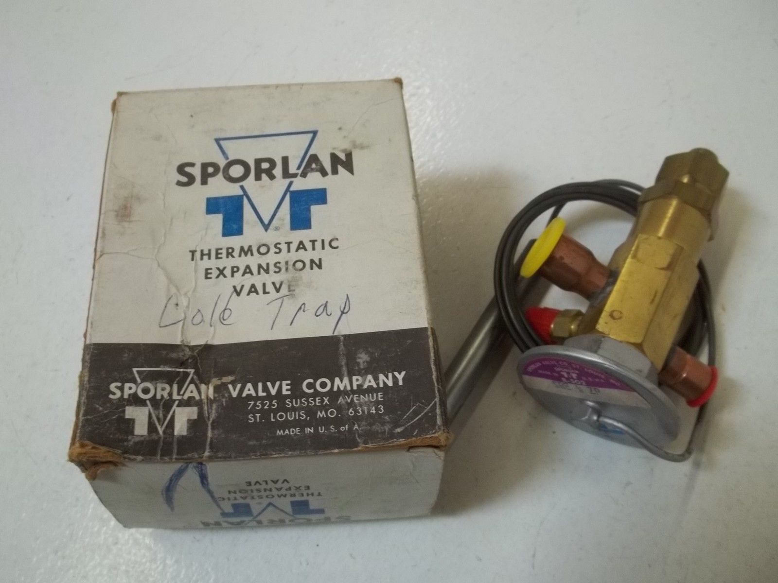 SPORLAN SRE-1/2-ZP THERMOSTATIC EXPANSION VALVE NSMP