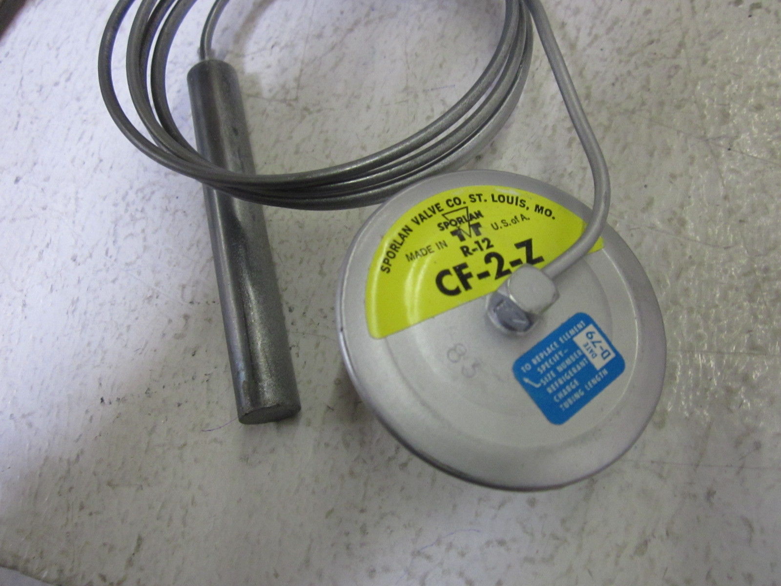 SPORLAN VALVE CO. CF-2-Z THERMOSTATIC EXPANSION VALVE NSNP
