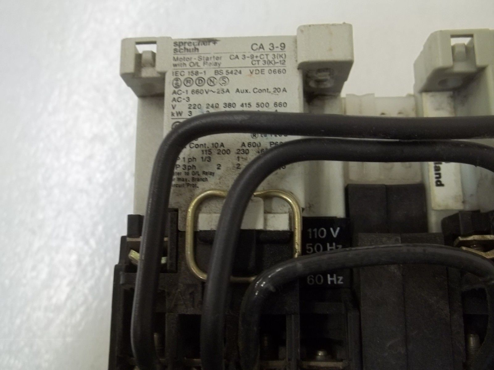 SPRECHER+SCHUH CA3-9 WITH CA3-16K UNMP