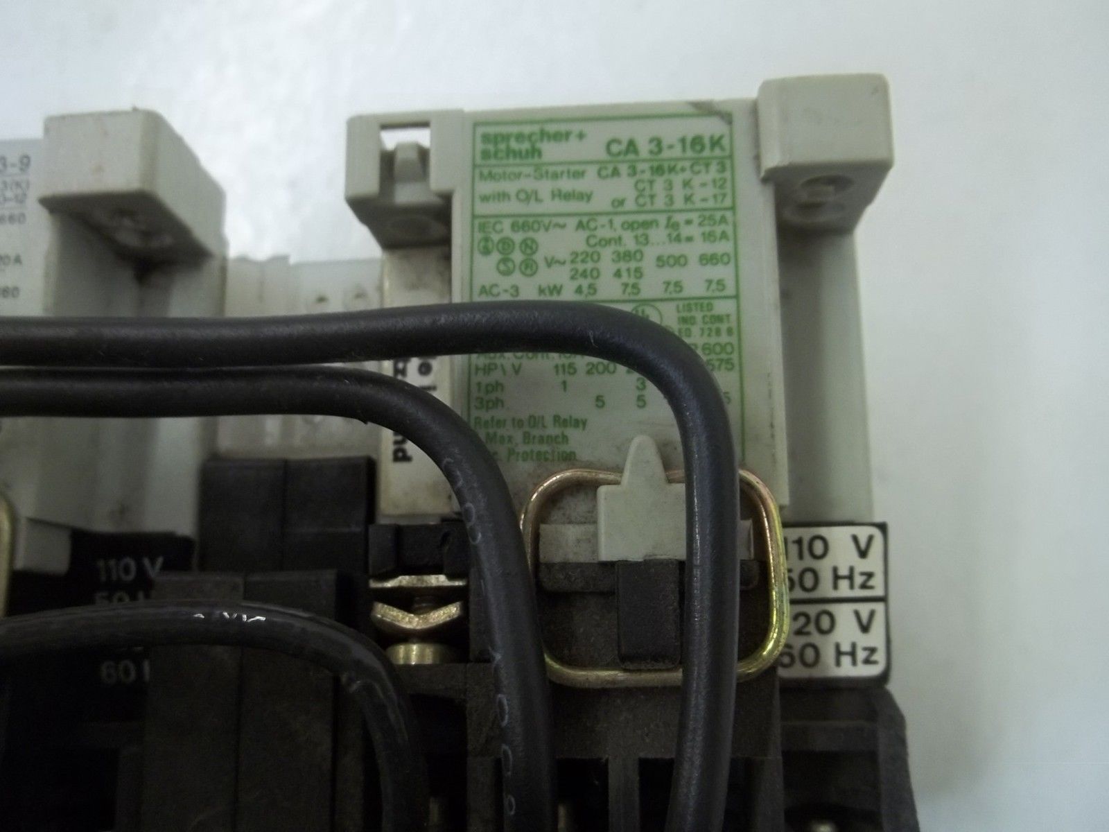 SPRECHER+SCHUH CA3-9 WITH CA3-16K UNMP