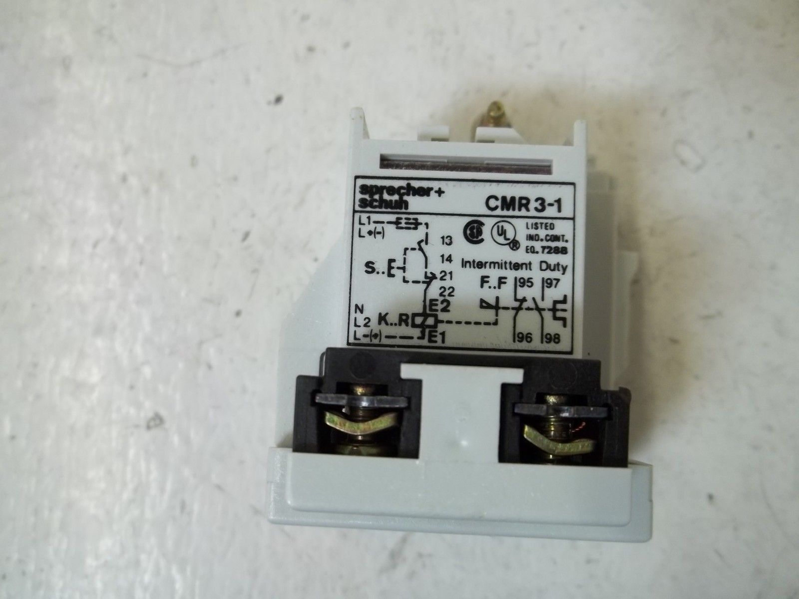 SPRECHER+SCHUH CMR3-1-127 REMOTE RESET MAGMENT-127V NSMP