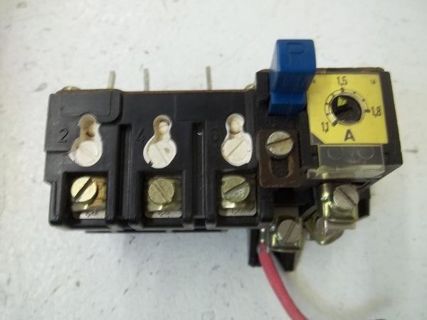 SPRECHER+SCHUH CTA1U-10 OVERLOAD RELAY 1,1-1,8 UNMP