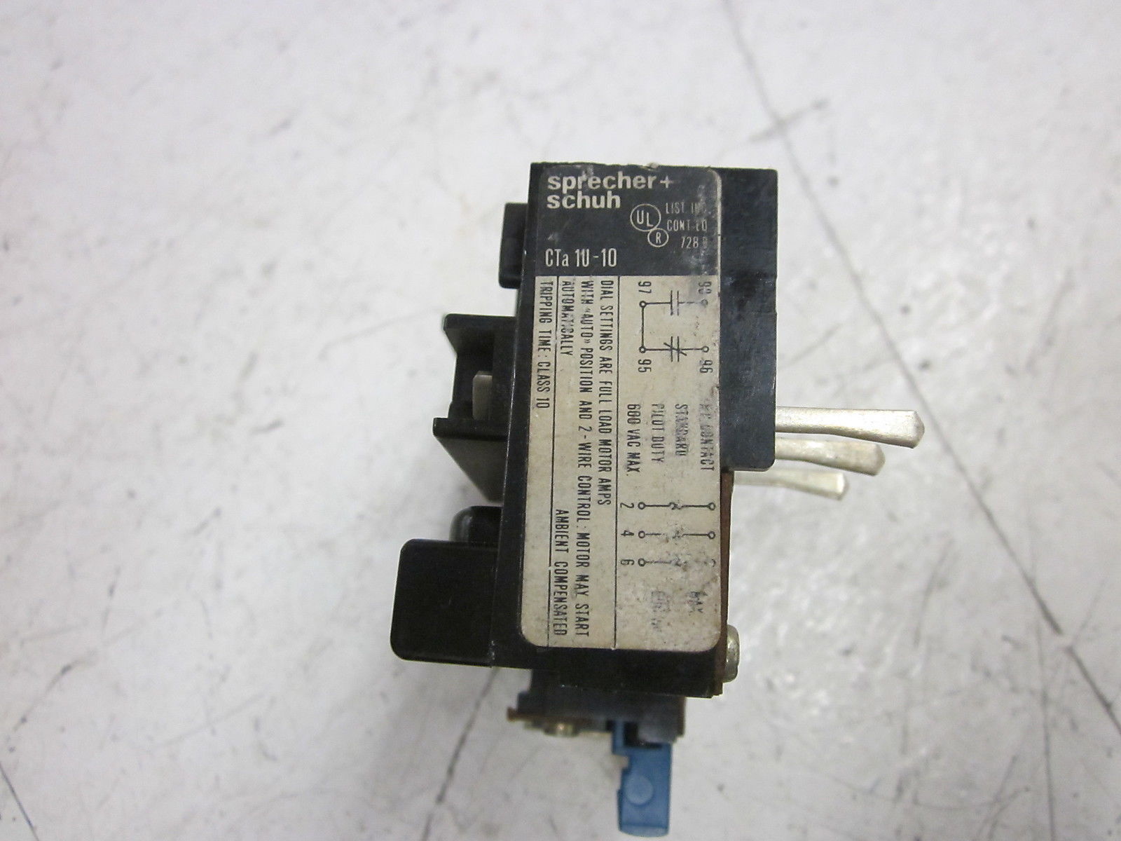SPRECHER+SCHUH CTA1U-10 1,2-1,8  CONTACTOR  UNMP