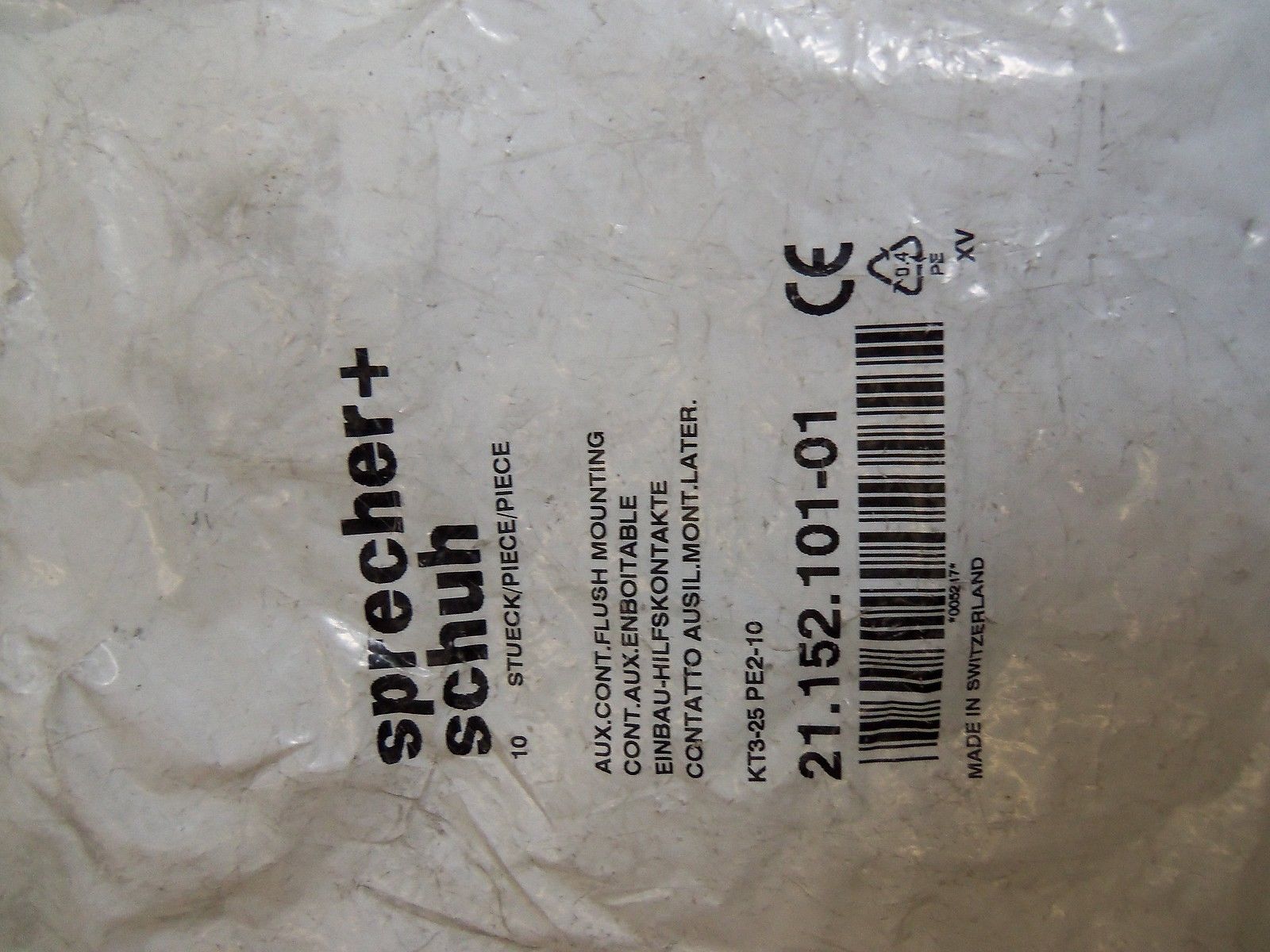 SPRECHER+SCHUH KT3-25-PE2-10 *NEW NO BOX*