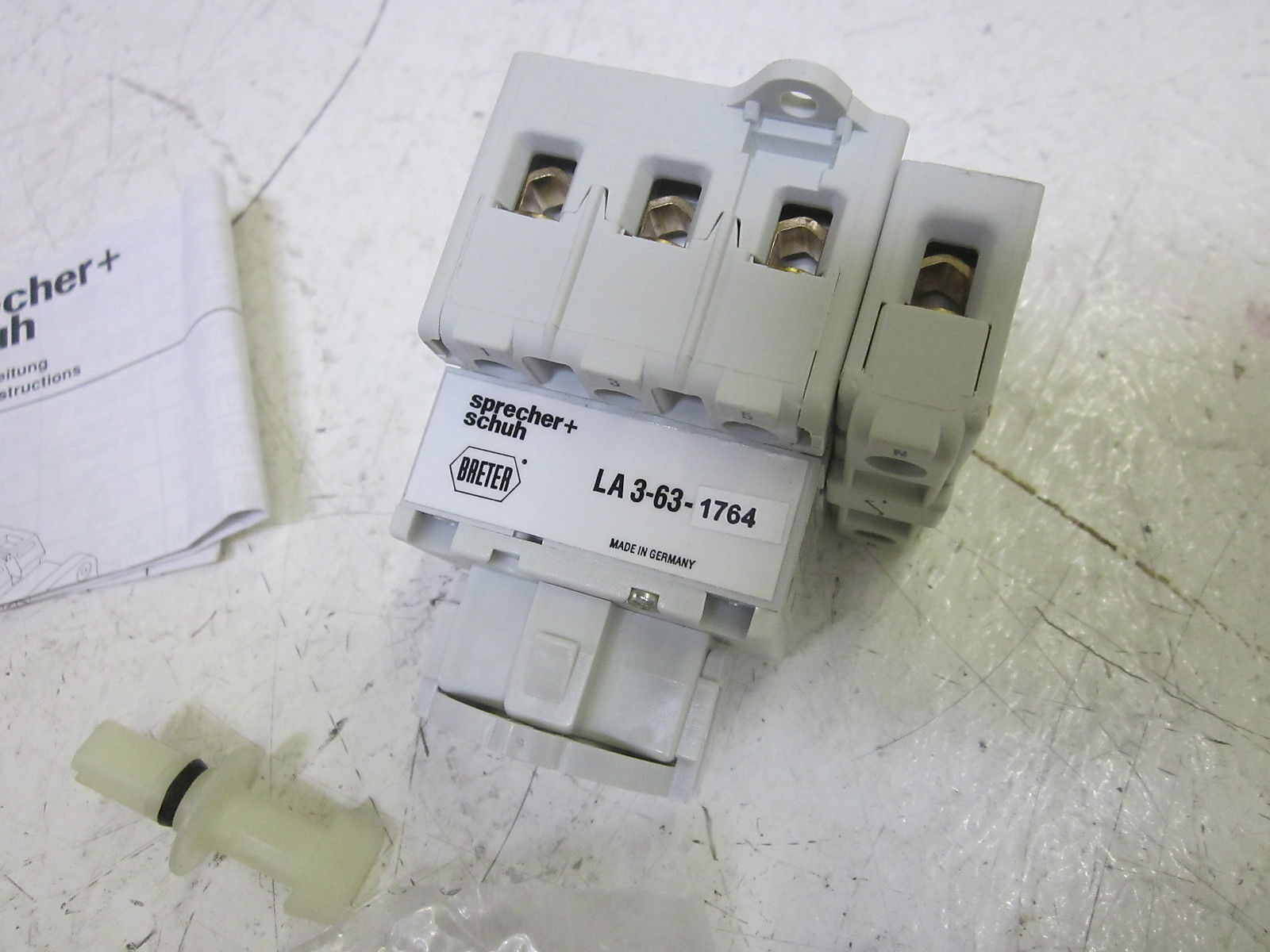 SPRECHER+SCHUH LA3-63-1764 / LA3-63-NP DISCONNECT SWITCH UNMP