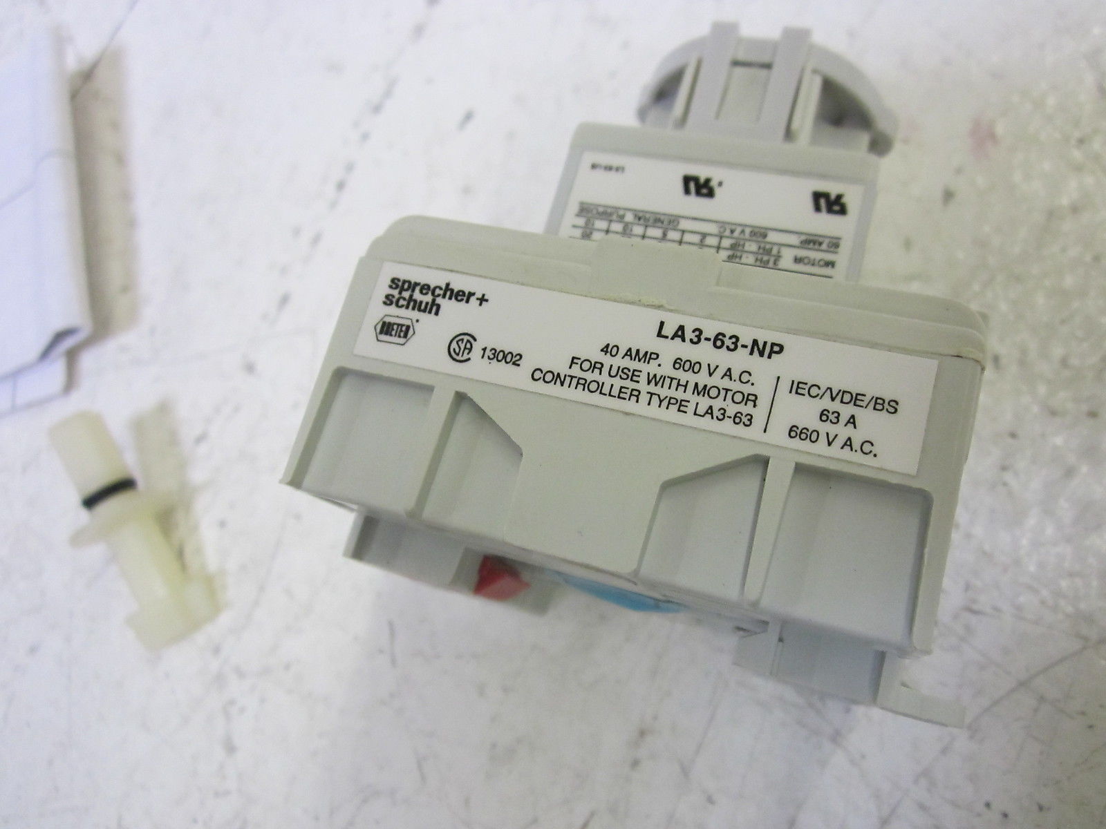 SPRECHER+SCHUH LA3-63-1764 / LA3-63-NP DISCONNECT SWITCH UNMP