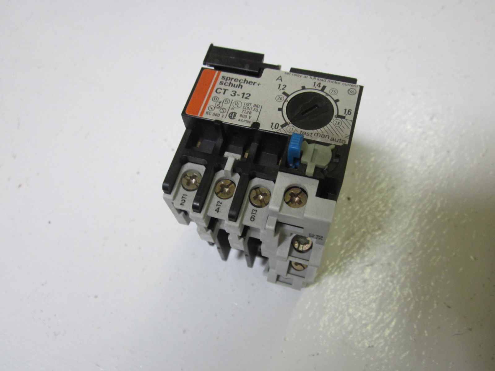 SPRECHNER + SCHUH CT3-1.6 THERMAL OVERLOAD RELAY NSMP