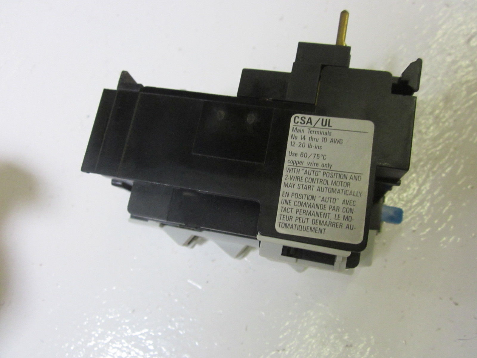 SPRECHNER + SCHUH CT3-1.6 THERMAL OVERLOAD RELAY NSMP
