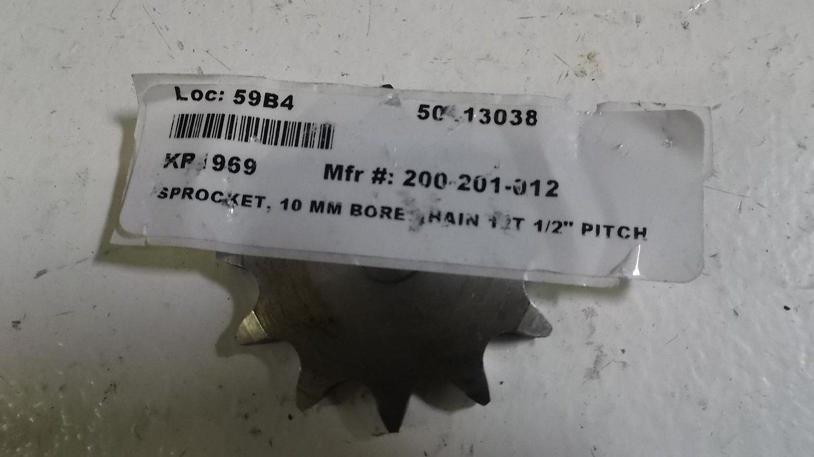 SPROCKET 10MM BORE 200-201-012 UNMP