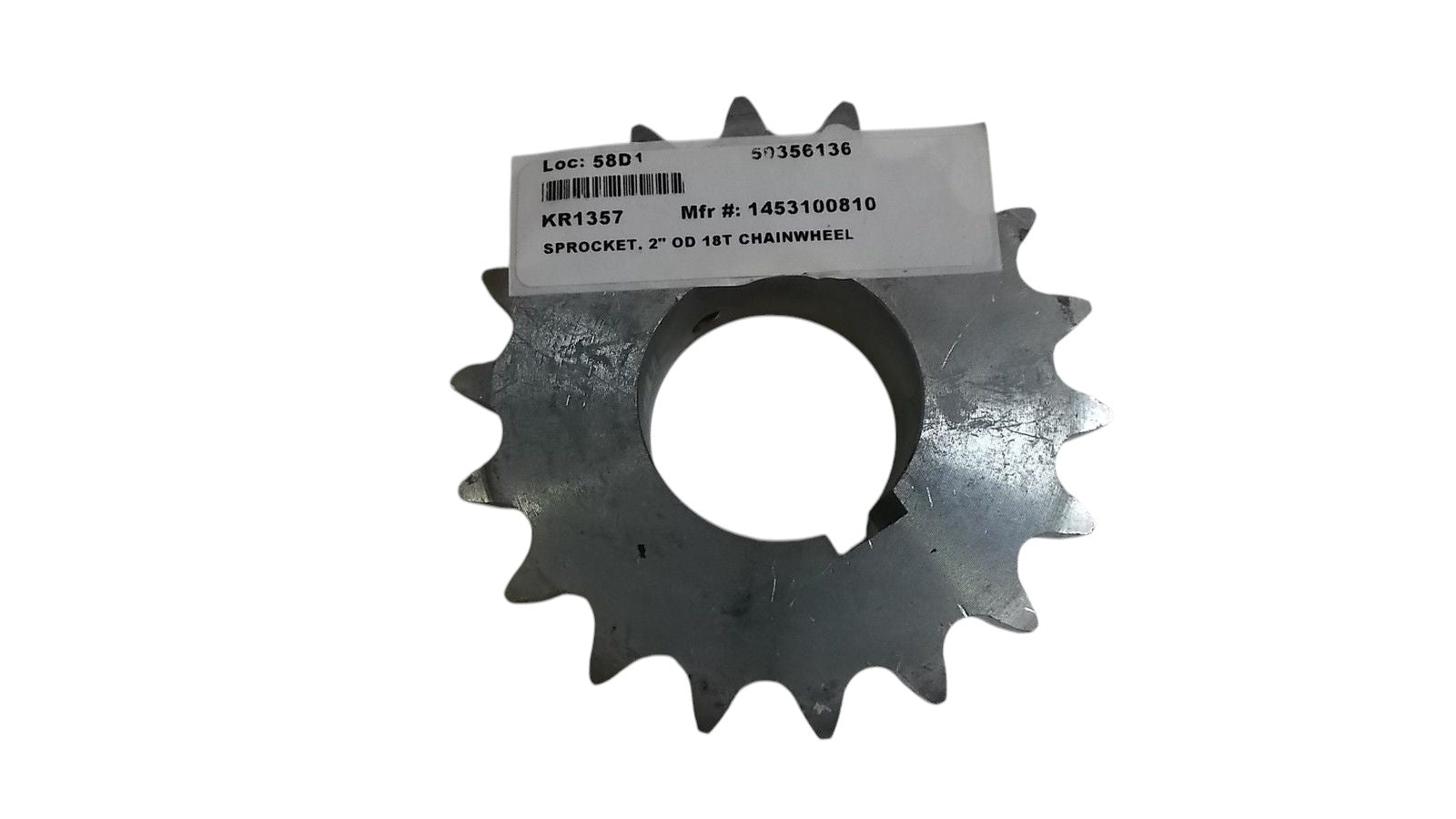 SPROCKET 2" OD 18T CHAIN WHEEL 1453100810 NSNP