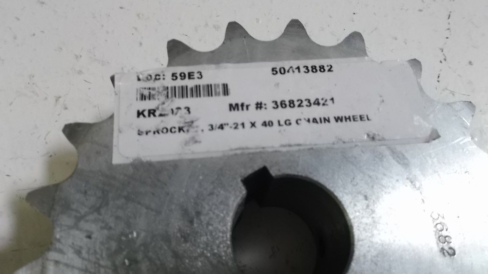 SPROCKET 3/4"-4 X 40LG CHAIN WHEEL 36823421 NSNP