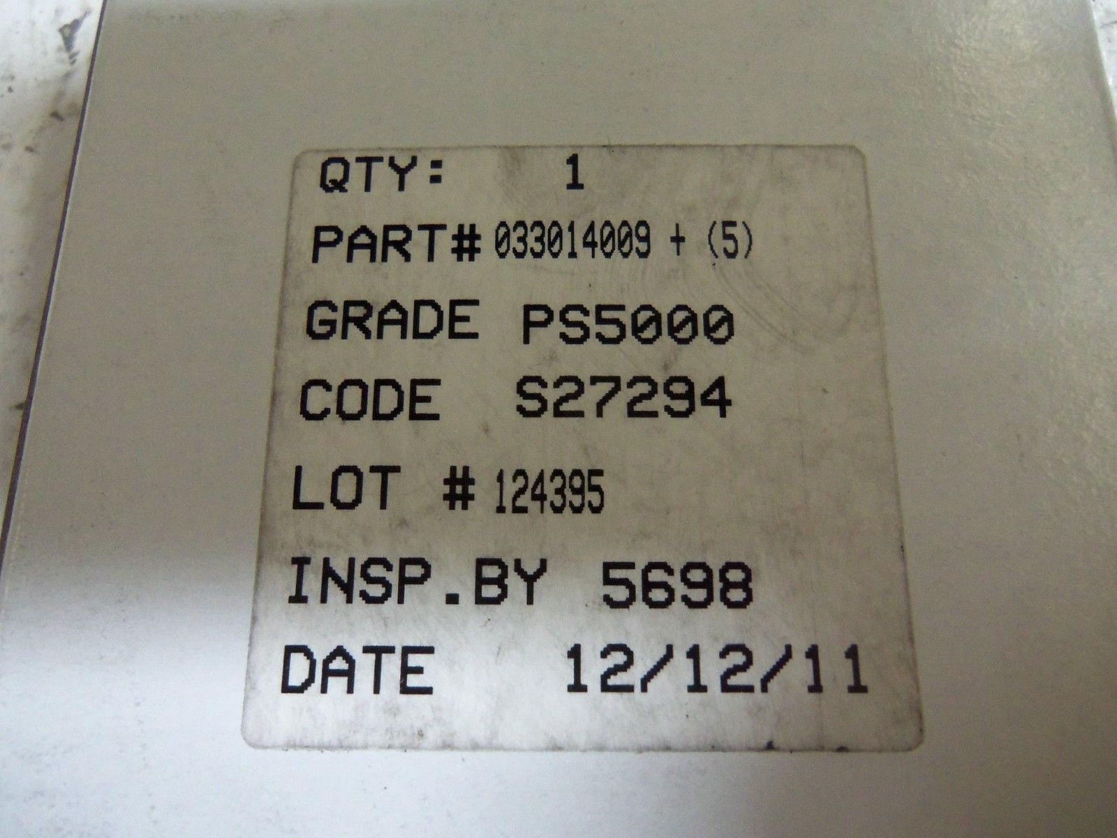 SPX 033014009 SEAL NSMP