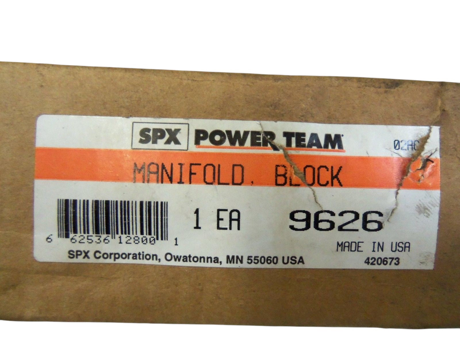 SPX MANIFOLD, BLOCK 9626 UNMP