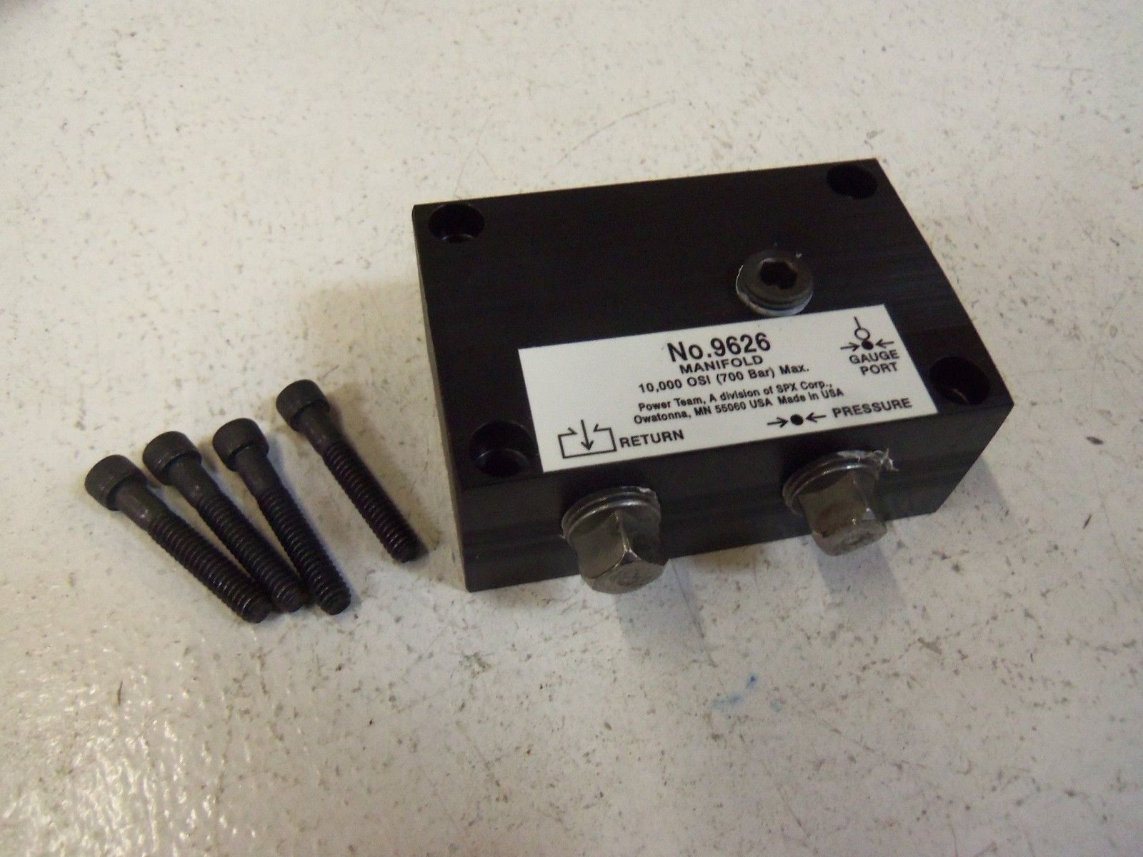 SPX MANIFOLD, BLOCK 9626 UNMP