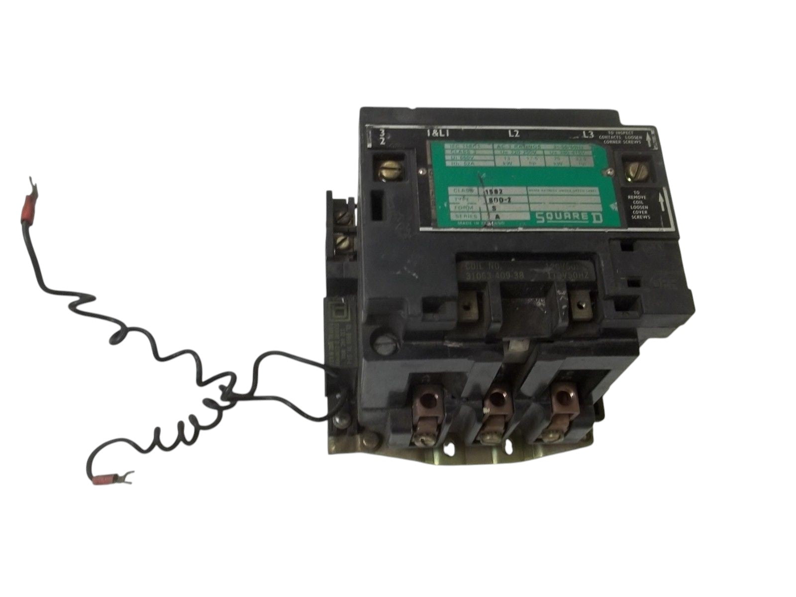 SQUARE D 1502-SD0-2 SER.A CONTACTOR UNMP