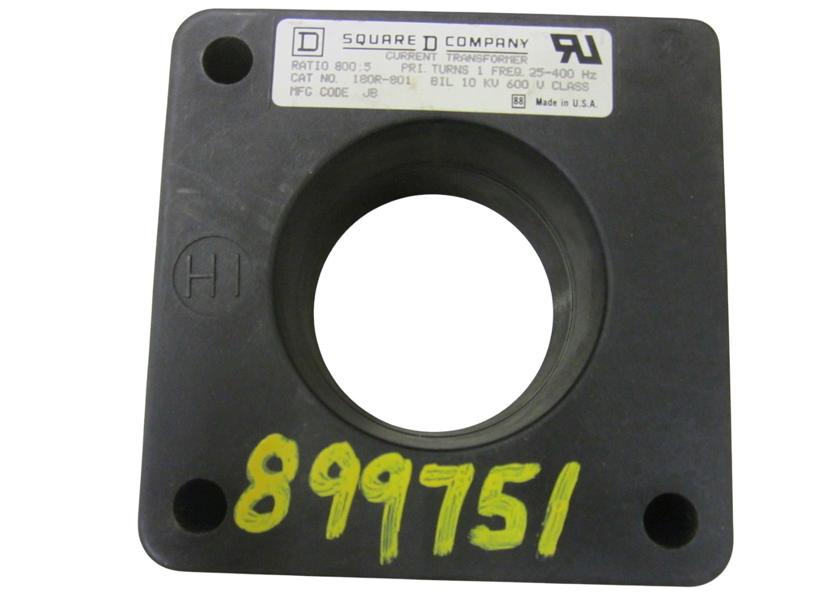 SQUARE D 180R-801 NSNP