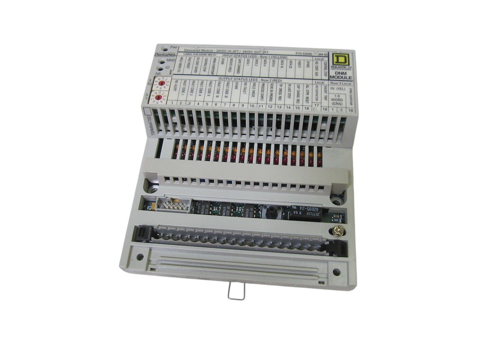 SQUARE D 52046-344-53 DEVICENET I/O BLOCK UNMP