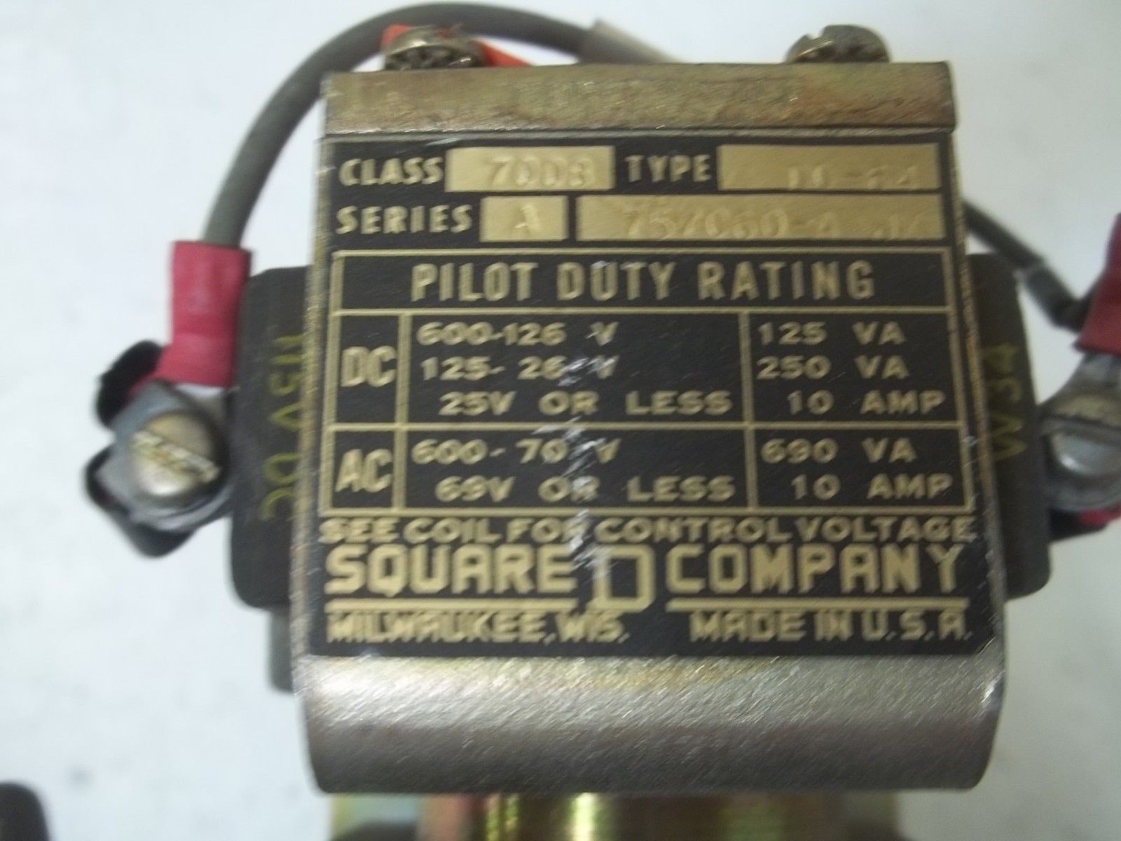 SQUARE D 7008-D0-64 SER.A UNMP