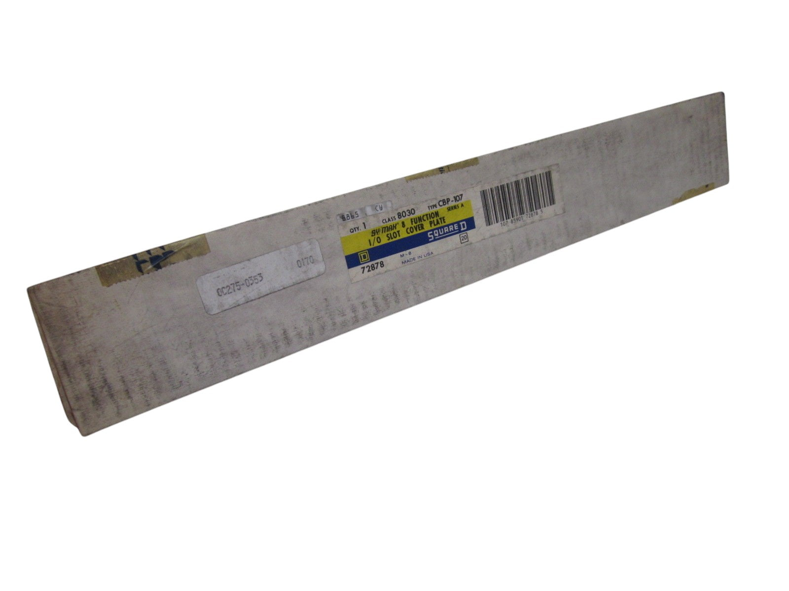 SQUARE D 8030-CBP-107 SER.A 8 JUNCTION  I/O SLOT COVER PLATE NSMP