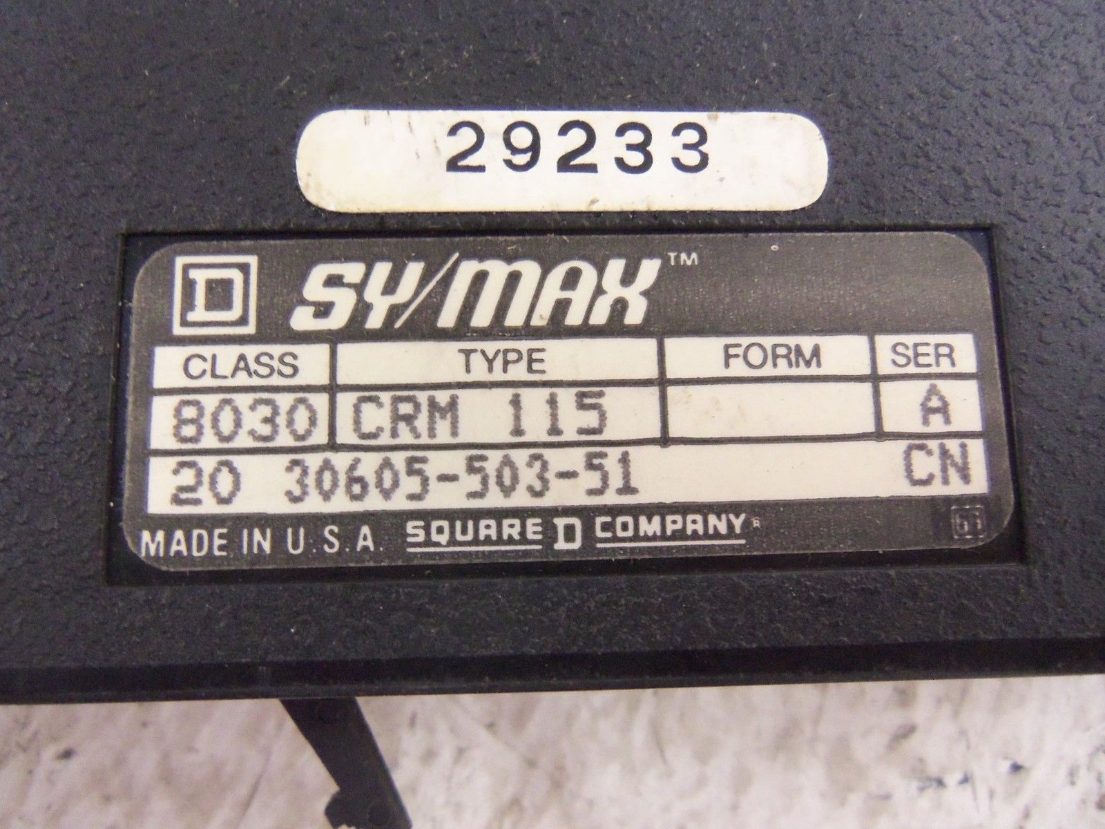 SQUARE D 8030-CRM-115 MODULE BUS EXPANDER/DRIVER INTERFACE UNMP