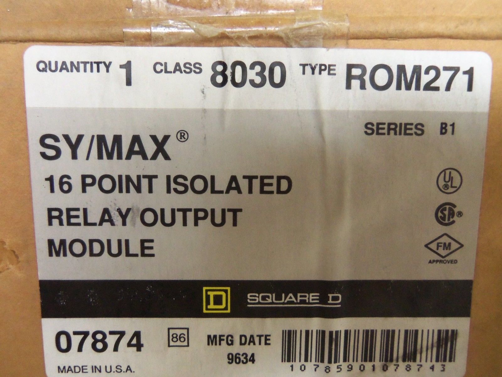 SQUARE D 8030-ROM271 NSMP