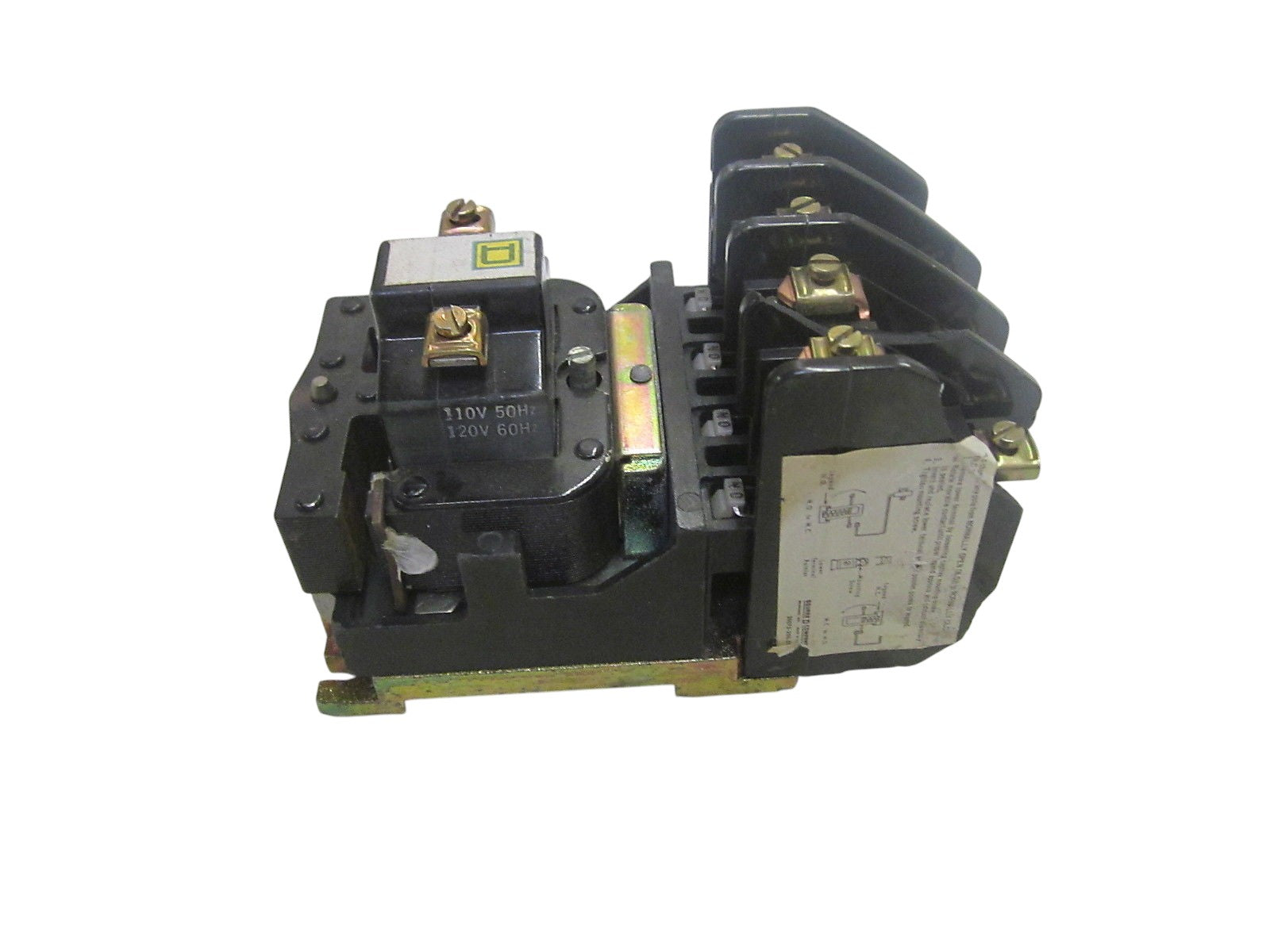 SQUARE D 8501-H040 SER.D CONTACTOR 120V UNMP