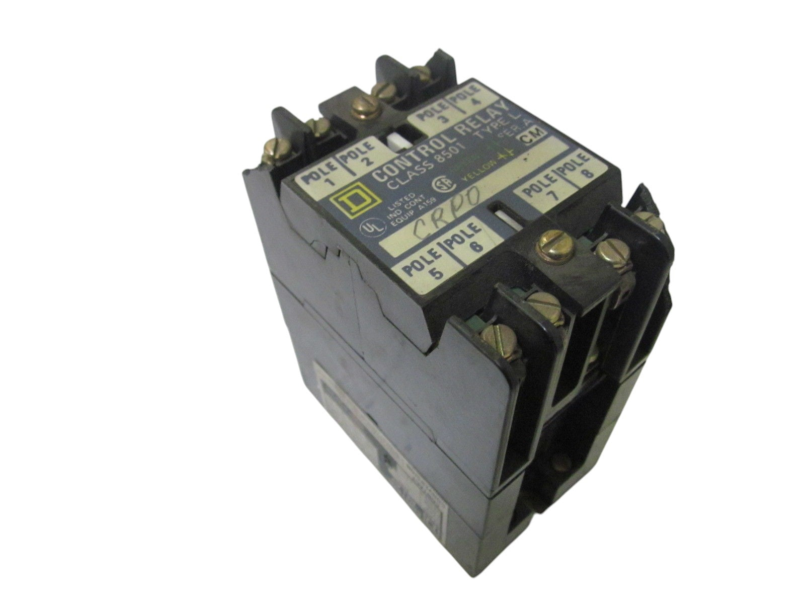 SQUARE D 8501-L0-80 (CRACK) 120V UNMP