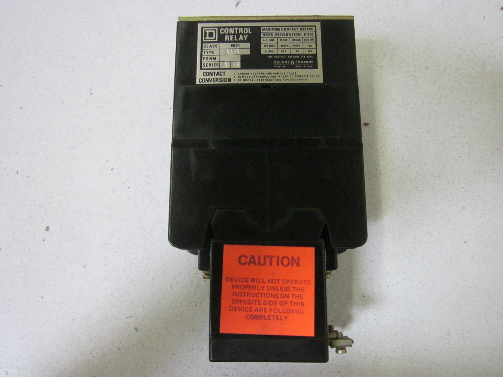 SQUARE D 8501-LB-1 120V NSNP