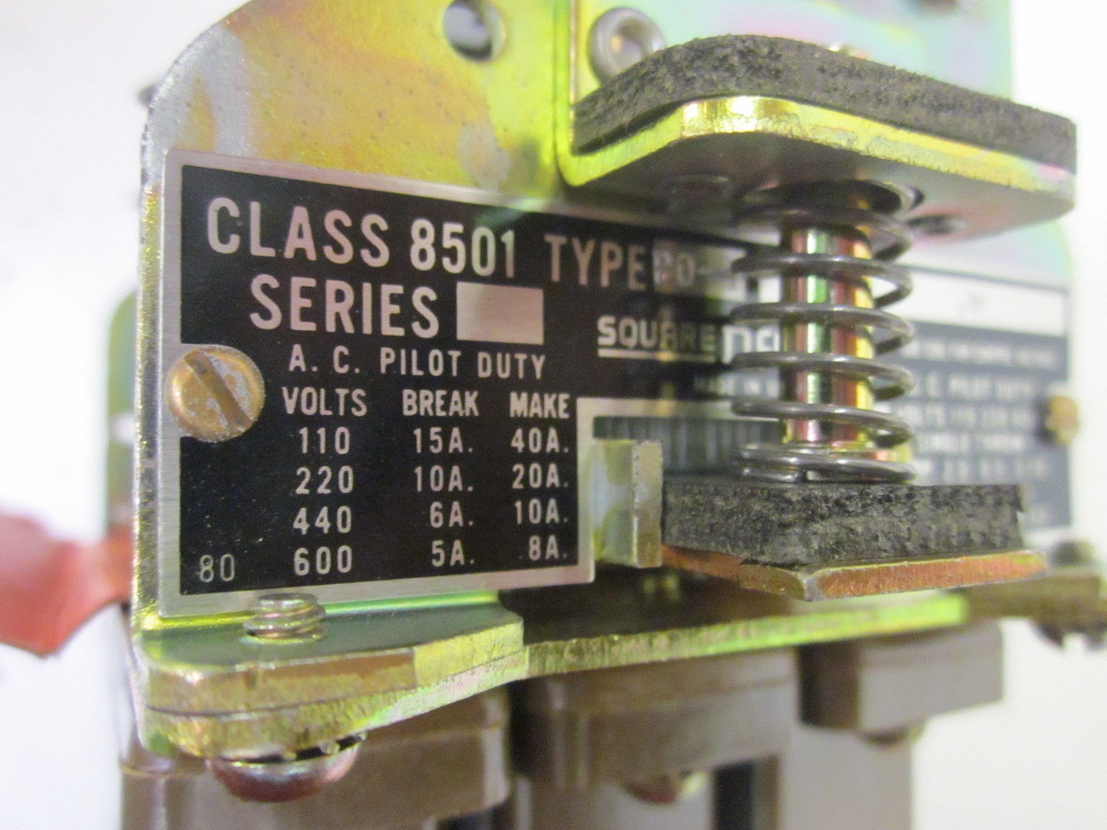 SQUARE D 8501-P0-3-GW 120V NSNP