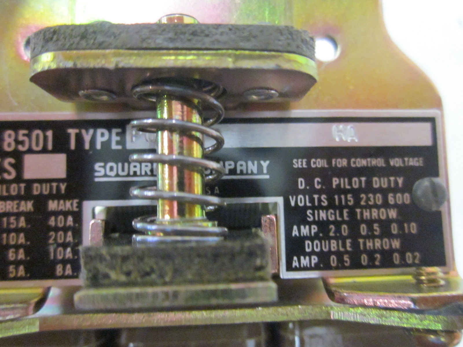 SQUARE D 8501-P0-3-HA 120V NSNP