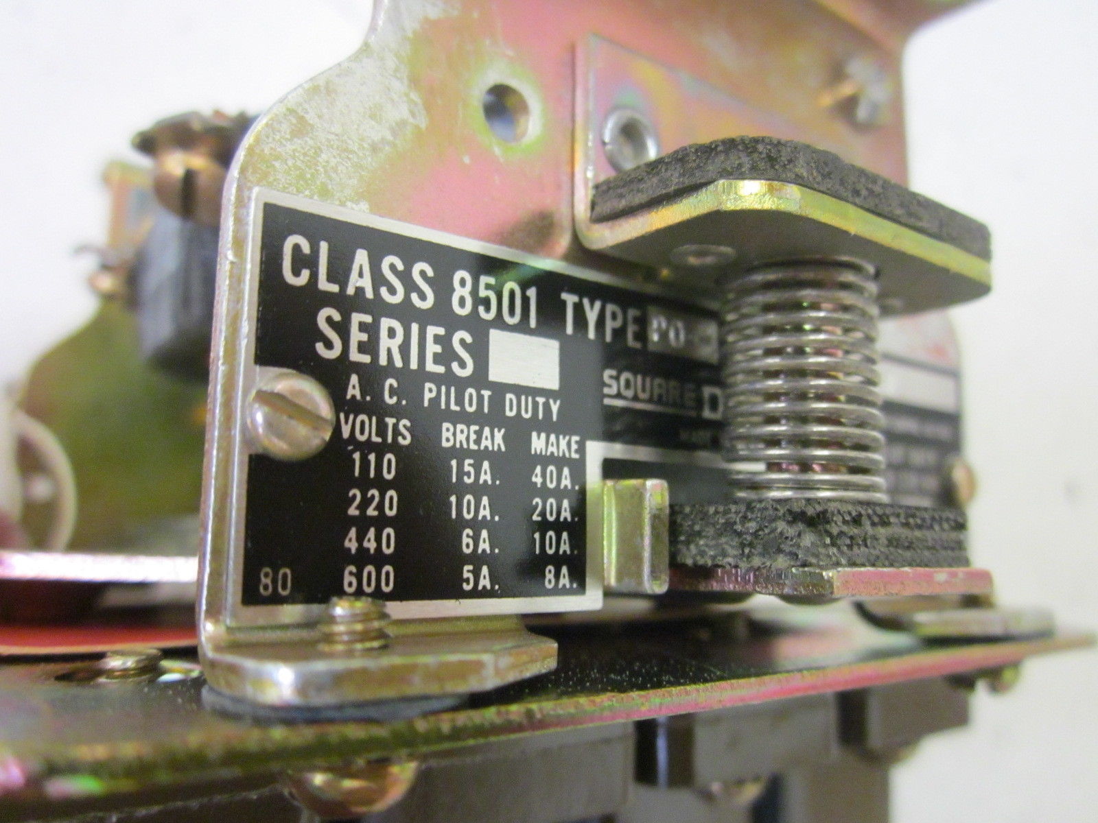 SQUARE D 8501-P0-4-JA 120V NSNP