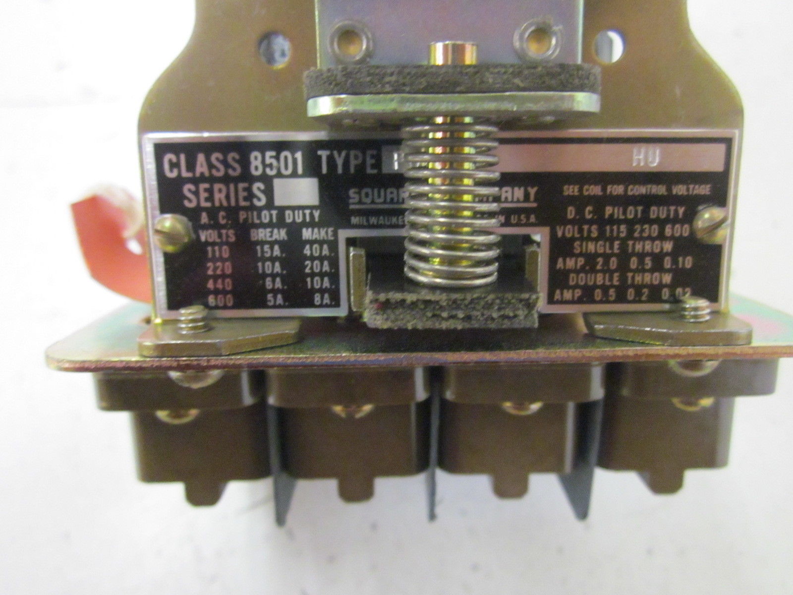 SQUARE D 8501-P04-HU 120V NSNP