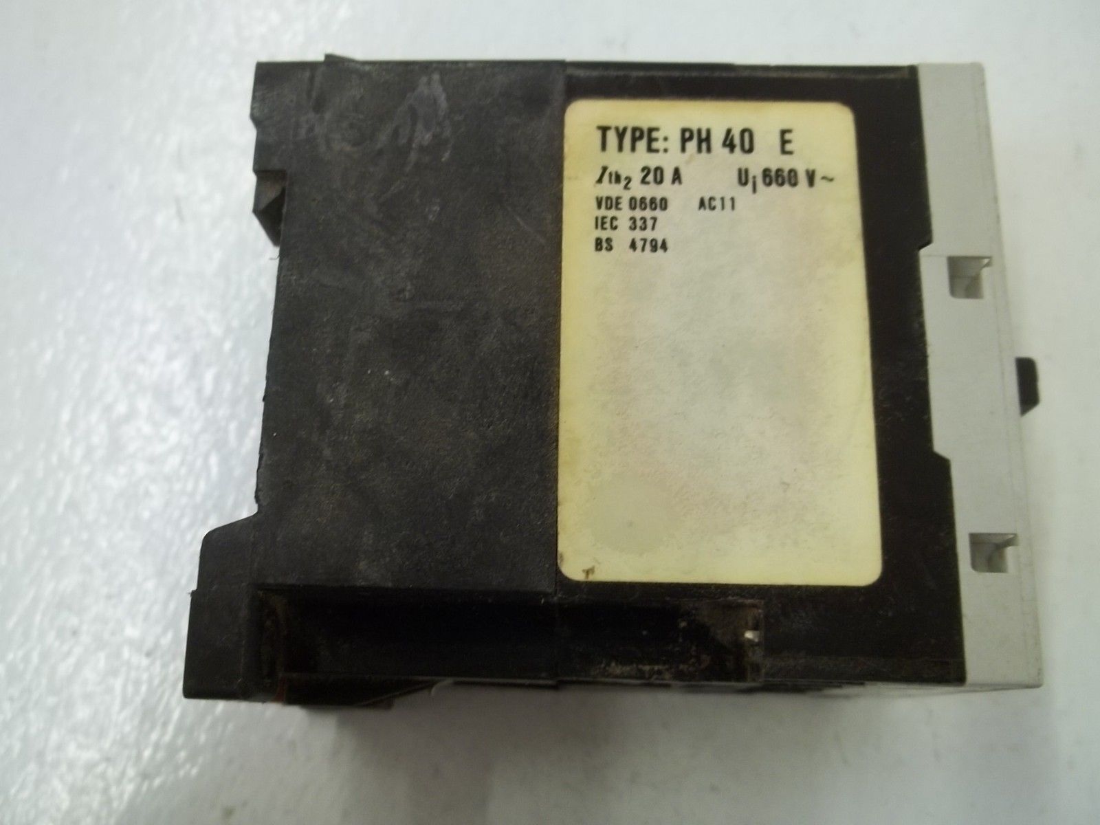 SQUARE D 8501-PH40E SER.B 110V UNMP