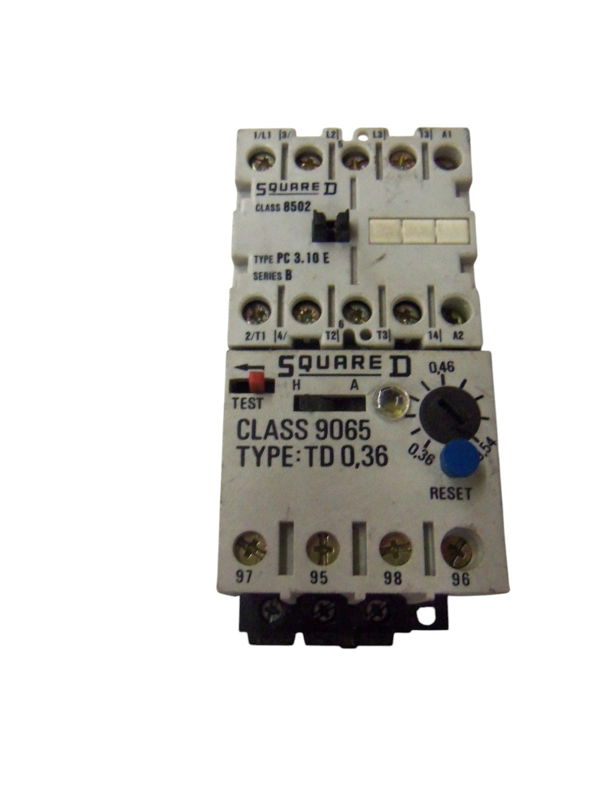 SQUARE D 8502-PC3.10E W/9065-TD0,3 6 SERIES B UNMP