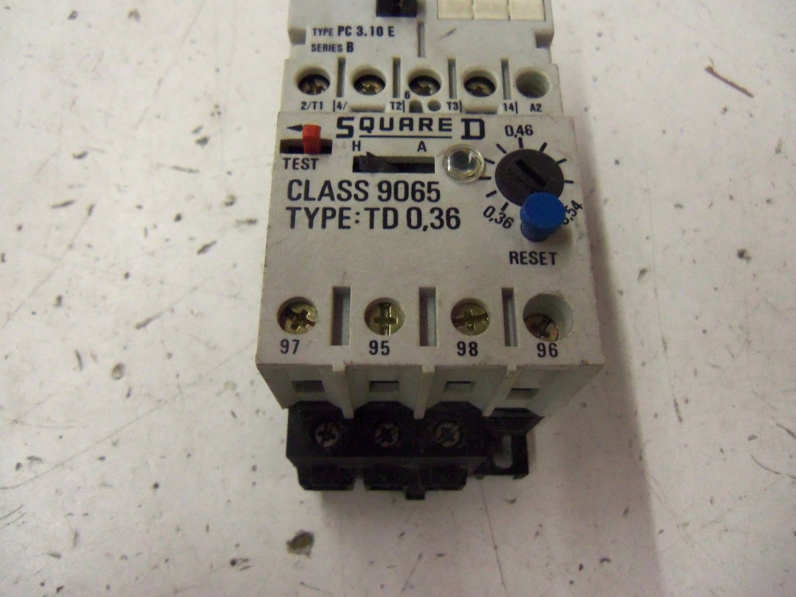 SQUARE D 8502-PC3.10E W/9065-TD0,3 6 SERIES B UNMP