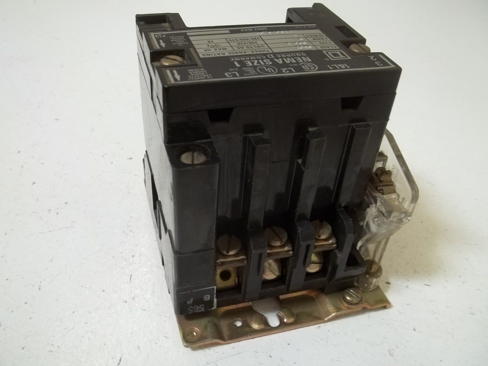 SQUARE D 8502-SCO2 SER.A CONTACTOR NEMA SIZE 1 UNMP