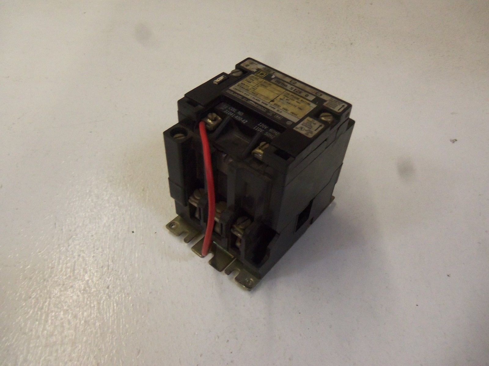 SQUARE D 8536-SBO2 MOTOR STARTER (AS PICTURED) UNMP
