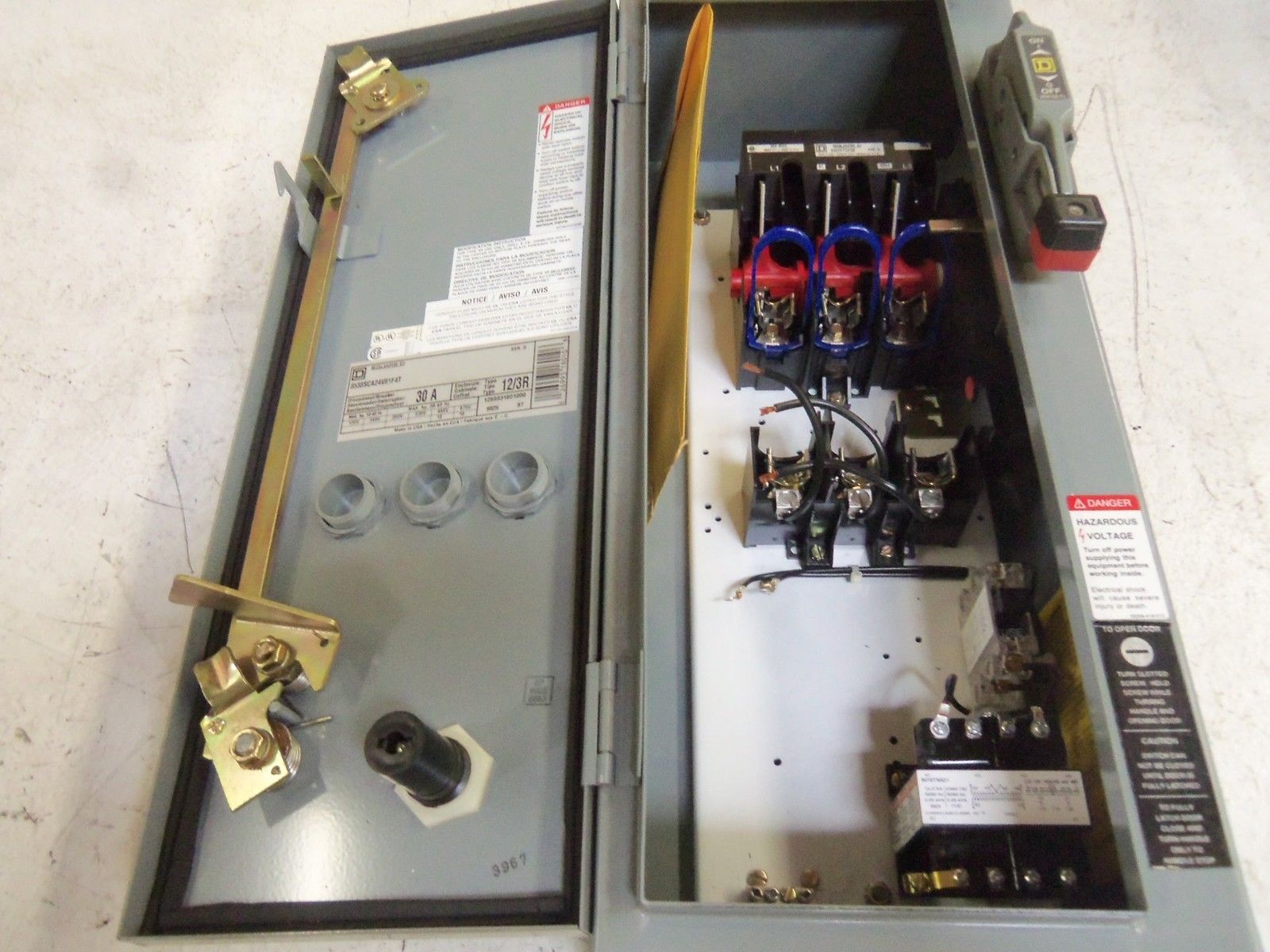 SQUARE D 8538SCA24V81F4T STARTER MOTOR CONTROL NSNP