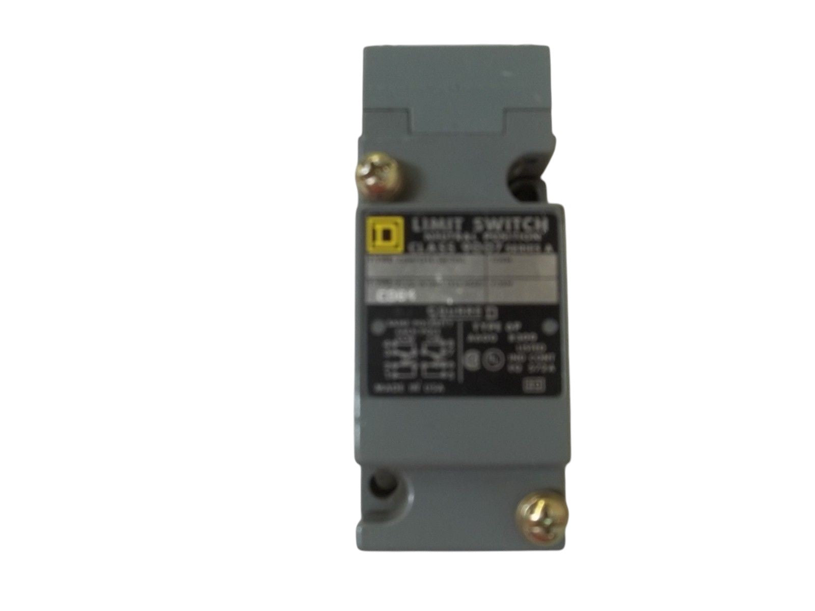 SQUARE D 9007-C064 W/9007-B SER.A LIMIT SWITCH UNMP