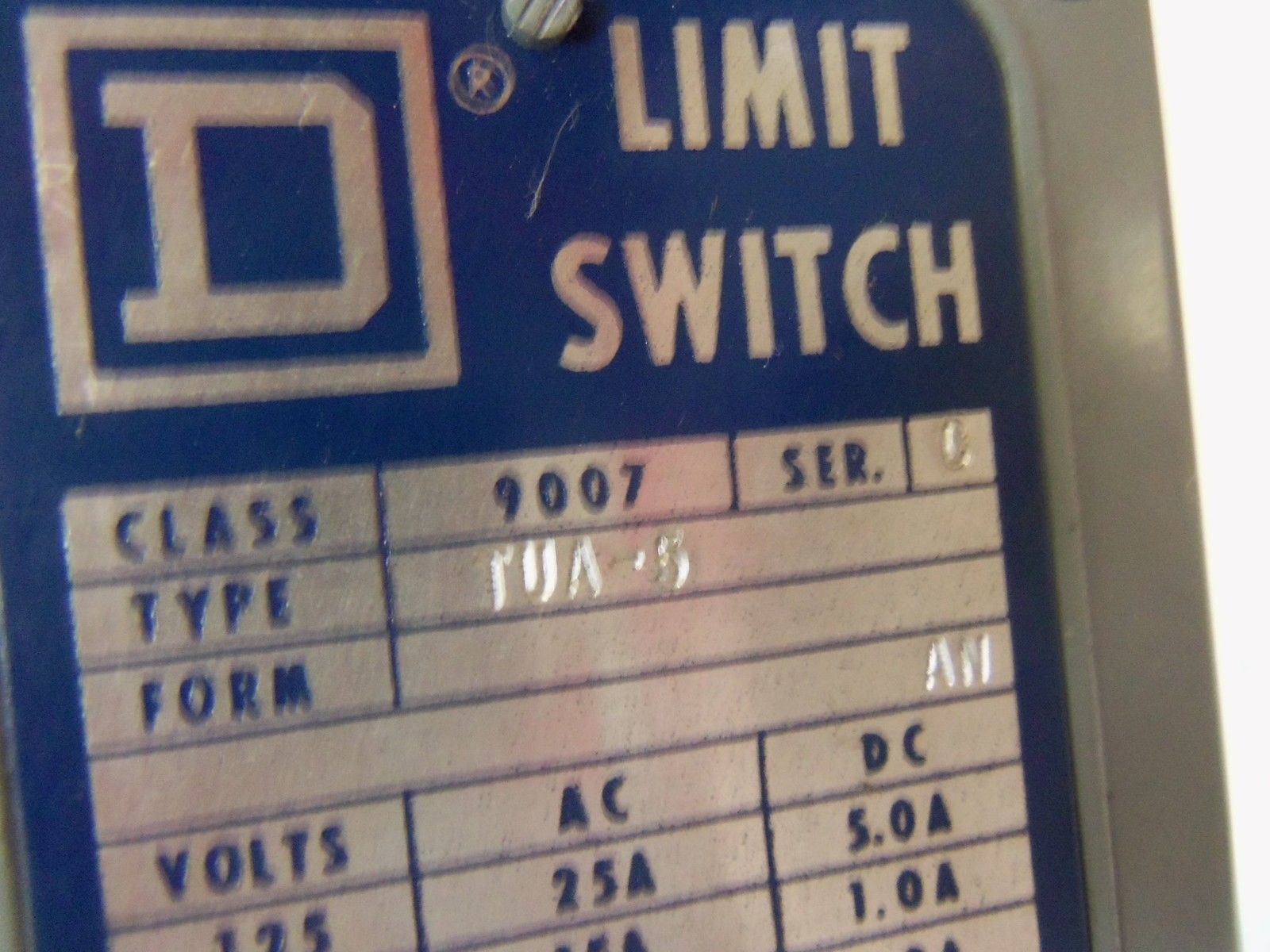 SQUARE D 9007TUA5 UNMP