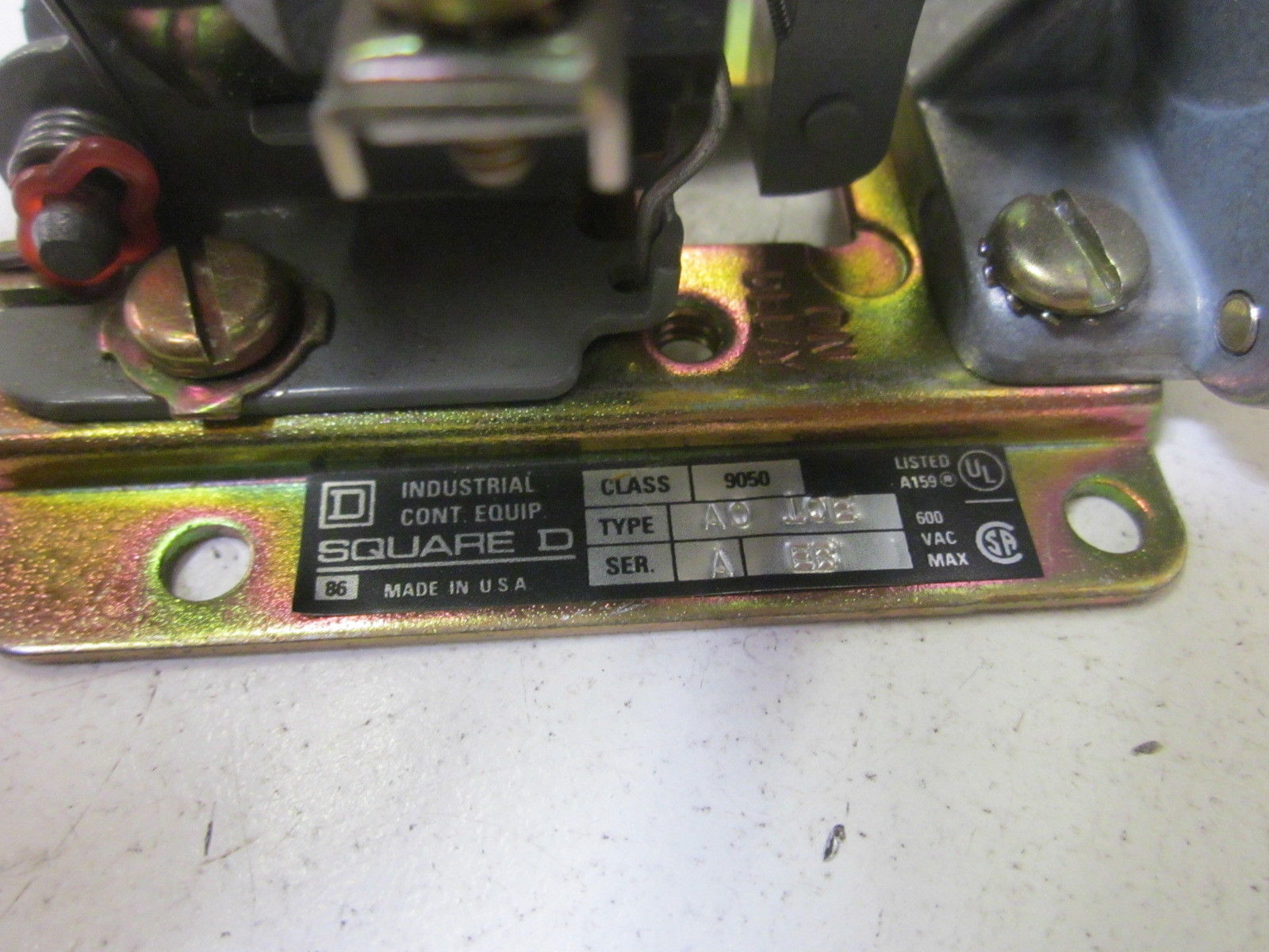 SQUARE D 9050-A010E 120V UNMP