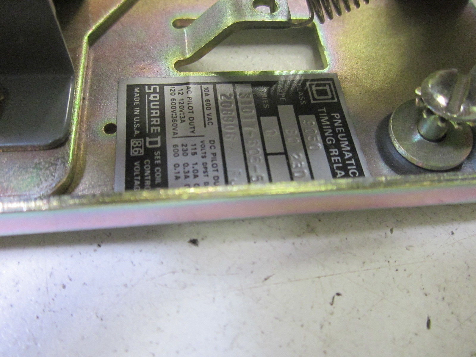 SQUARE D 9050-BO23D 120V UNMP