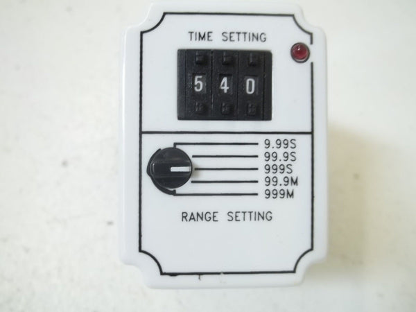 SQUARE D 9050-JCK60V20 SER.B ON DELAY TIMING RELAY UNMP