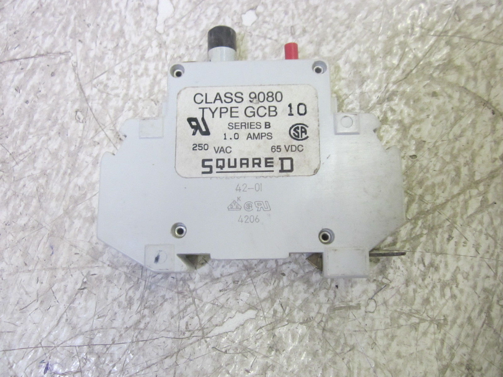 SQUARE D 9080-GCB 250VAC CIRCUIT BREAKER UNMP