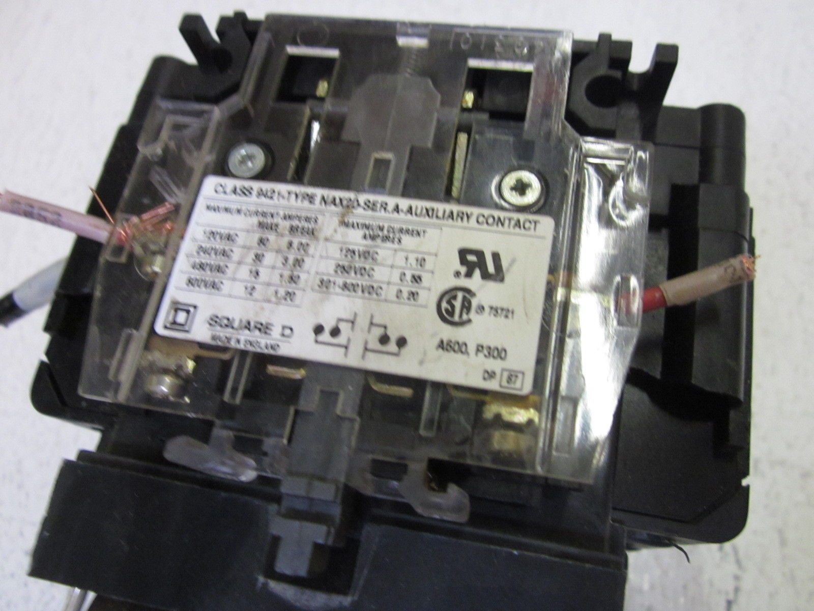 SQUARE D 9241-ND3 DISCONNECT SWITCH UNMP
